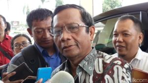 Dituduh Terima Suap Mahfud Lapor ke Polisi