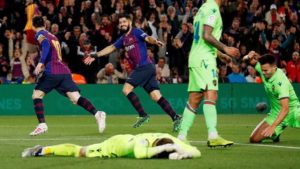 Gol Messi Pastikan Barcelona Kunci Gelar LaLiga, Tonton Highlightsnya
