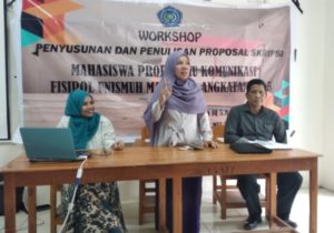Komunikasi Unismuh Makassar Gelar Bimbingan Proposal dan Skripsi