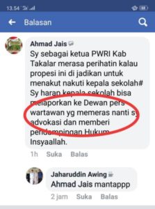 Gegara Cuitan di Medsos, PWI Takalar Polisikan Caleg Terpilih PKS Ahmad Jais