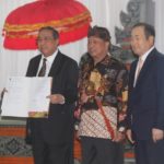 Menteri Riset, Teknologi dan Pendidikan Tinggi (Menristekdikti) Mohamad Nasir perkenalkan rektor asing pimpin perguruan tinggi di Indonesia