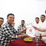 Mantan Wakil Wali Kota Makassar, Syamsu Rizal MI, alias Deng Ical pendaftar pertama calon Wali Kota Makassar di Gerindra