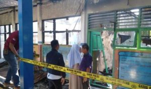 SD Pertiwi Makassar Terbakar