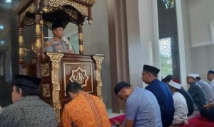 Kapolres Takalar Hadiri Peresmian Masjid Al-Mukmin Mangadu