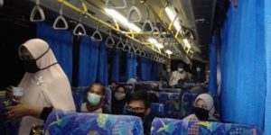 Cegah Corona, Sinjai Perketat Pemeriksaan Penumpang Damri