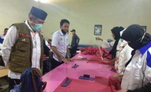 KLK Disnaker Bulukumba Produksi Masker Gratis