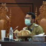 Bupati Sinjai A Seto pimpin Rapat Evaluasi Covid-19 di Ruang Pola Kantor Bupati Sinjai, Senin (6/4/2020). Hadir Forkopimda