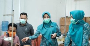 TP PKK Jeneponto Gandeng BLK Siapkan Ribuan Masker