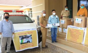 PT Vale Pinjamkan Ambulance Ke GTPP Lutim Tangani Covid-19