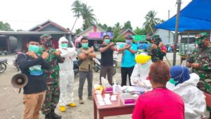 Rapid Test Massal Di Pasar Bungadidi Lutra, 7 Reaktif