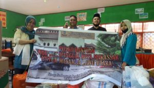 SDN Borong Makassar Jadi Posko Induk Bantuan Untuk Korban Banjir Masamba