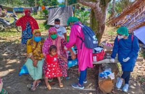 Puskesmas Baebunta Rutin Periksa Pengungsi Di Meli dan Radda