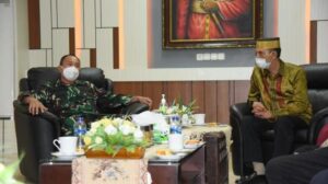 Raja Gowa Andi Kumala Idjo Silaturahmi Ke Pangdam XIV Hasanuddin