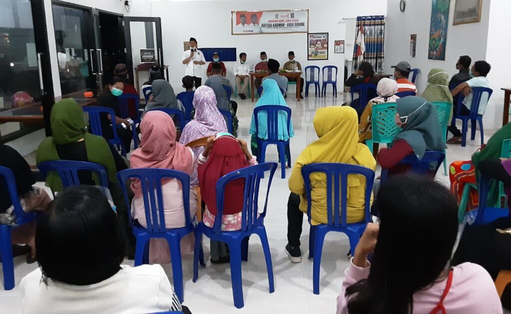Ratusan Relawan Hadiri Peresmian Posko Pemenangan AKAS Kecamatan Sabbang Selatan