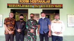 Pimpinan DPRD Takalar Bersama Ketua Pansus Hak Angket Dan Ketua Komisi I Silaturahim ke Forkopimda