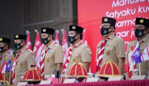 Wagub Sulsel Hadiri Pelantikan Kwarcab Gerakan Pramuka Wajo