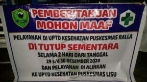 Barru Tutup Dua Puskesmas