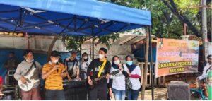 Konser Amal Komunitas Sepeda Passammi dan Sahabat Masjid Mariso Untuk Korban Gempa Sulbar