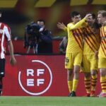 Barcelona juara Copa del Rey 2021 setelah menghempaskan Athletic Bilbao di partai final di Estadio de La Cartuja, Sevilla, Spanyol