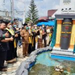 Wali Kota Palopo Judas Amir hadiri perayaan 100 tahun Jemaat PNIEL Palopo, di halaman Gereja PNIEL Jemaat Palopo, Sabtu (1/5/2021)