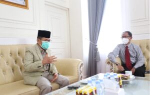 Direktur Universitas Terbuka Temui Wali Kota Palopo Judas Amir Bahas Ini