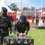 Kapolda Sulsel resmikan Brimob Batalyon D Pelopor Luwu di Lapangan Hijau Mako Brimob Batalyon C Pelopor Baebunta, Kamis (10/6/2021)