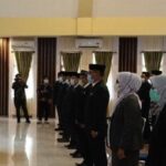 Bupati Luwu Utara lantik sembilan pejabat eselon II (pimpinan tinggi pratama) di Aula I Lagaligo Kantor Bupati Luwu Utara, Kamis (17/6/2021).