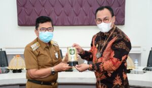 Kakanwil Ditjen Perbendaharaan Sulsel Temui Wali Kota Palopo