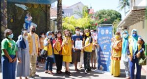 Peringati HUT Ke 4 Lions Club Makassar Rajawali Bakti Sosial