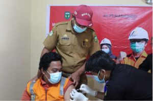 PT Masmindo Selesai Vaksin Karyawan