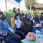 Sebanyak lima calon Kades Tete Uri Lutra paparkan visi misi programnya dalam kampanye dialogis, Senin (21/6/2021).