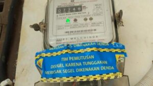 PLN Segel Meteran Listrik Kantor Kelurahan Peta Palopo