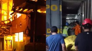 Kebakaran Di Jl Pelita Raya Makassar, 1 Tewas