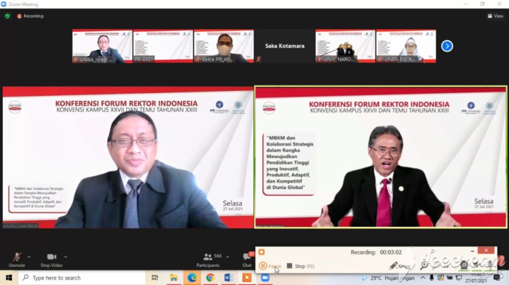 Isradi Zainal Usul Forum Rektor Bahas Khusus IKN Di Kalimantan