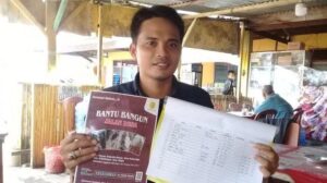 Pemuda Sinjai Galang Dana Perbaiki Jalan Rusak