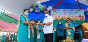 Hadiri HUT ke 55 PWGT Di Tomoni Timur, Ini Pesan Bupati Lutim