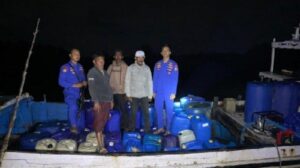 Polairud Gagalkan Penyelundupan 9,2 Ton Solar Dari Sinjai Ke Kolaka