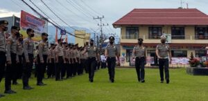 9 Personel Brimob Baebunta Luwu Utara Naik Pangkat