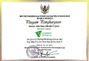 Dompet Dhuafa Terima Penghargaan Perlindungan Anak Dari Kementerian PPPA