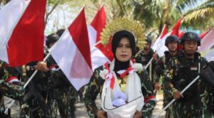 Brimob Bone Ambil Air Suci Di Bekas Tapak Kaki Arung Palakka