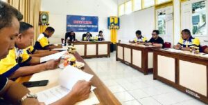 Dipimpin Haris Ahmad, Askab PSSI Sinjai Raker Perdana