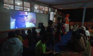 Nobar Film Pengkhianatan G30S/PKI Di Baruga Amaliah Maccini Sombala