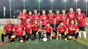 Gubernur Kaltara Perkuat Tim 82 Di Eksebisi Minisoccer Alumni SMANSA Makassar