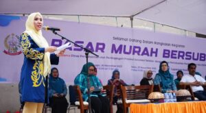 Ketua TP PKK Sulsel Buka Pasar Murah Sinjai