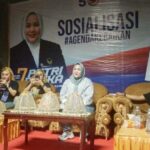 Sambutan Sayang Warga Sorowako Untuk Putri Dakka saat sosialisasi