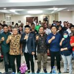 Saksi caleg PSI ikuti pelatihan yang diselenggarakan oleh Bawaslu Makassar di Hotel Losari Beach Jl Penghibur Makassar