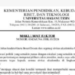 Rektor Unhas Prof Jamaluddin Jompa mengatakan, Deklarasi Guru Besar Unhas Tak Wakili Institusi