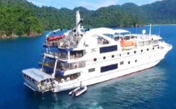 Kapal Pesiar MV Coral Geographer Expedition akan ke Bontobahari, Kabupaten Bulukumba, membawa wisatawan dari Australia.