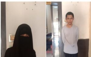 Polisi Amankan Pria Bercadar