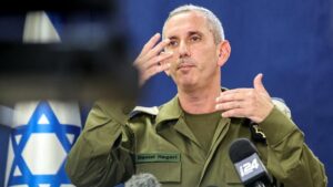 Jubir Militer Israel Mundur